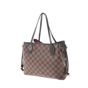 Louis Vuitton Canvas Brown Damier Handbag Neverfull